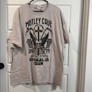 Motley Crue Licensed Final Tour 2014 Band T-Shirt 3X